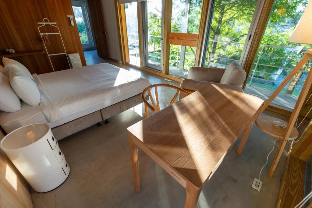 Posezení v ubytování Chuying Sunrise B&B
