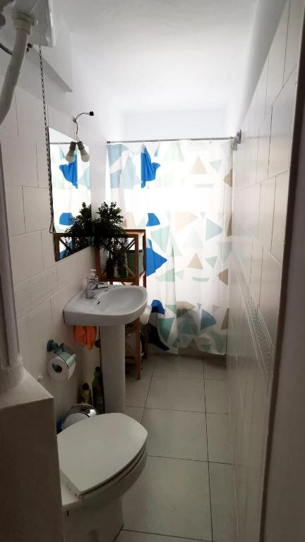Koupelna v ubytování Casa Juana