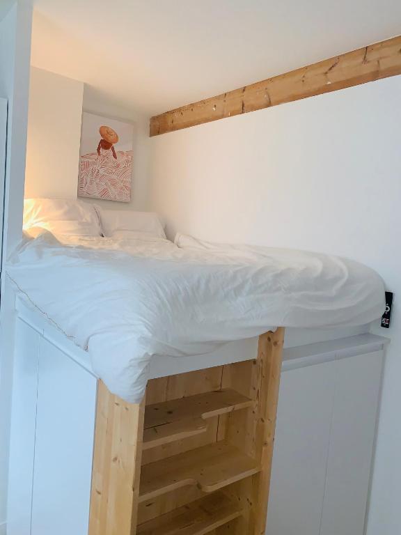 Postel nebo postele na pokoji v ubytování La Belle Odet' - choix d'appartements- Centre ville-quais