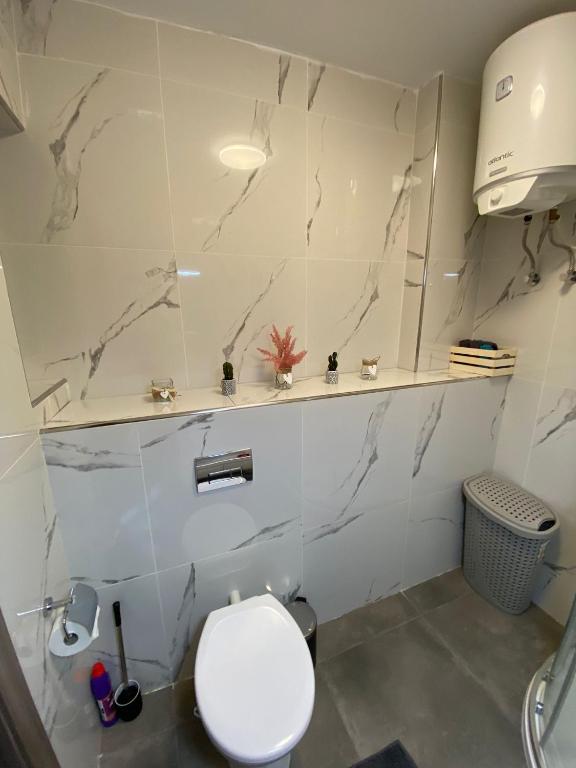 Koupelna v ubytování R2 Double Room Msida, in share flat