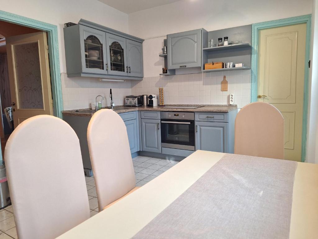 Kuchyňa alebo kuchynka v ubytovaní Sylvia Apartman