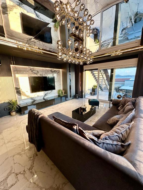 Image showcasing Luxury penthouse Sukošan with Big Roof Whirlpool !!!, Sukošan (updated ...