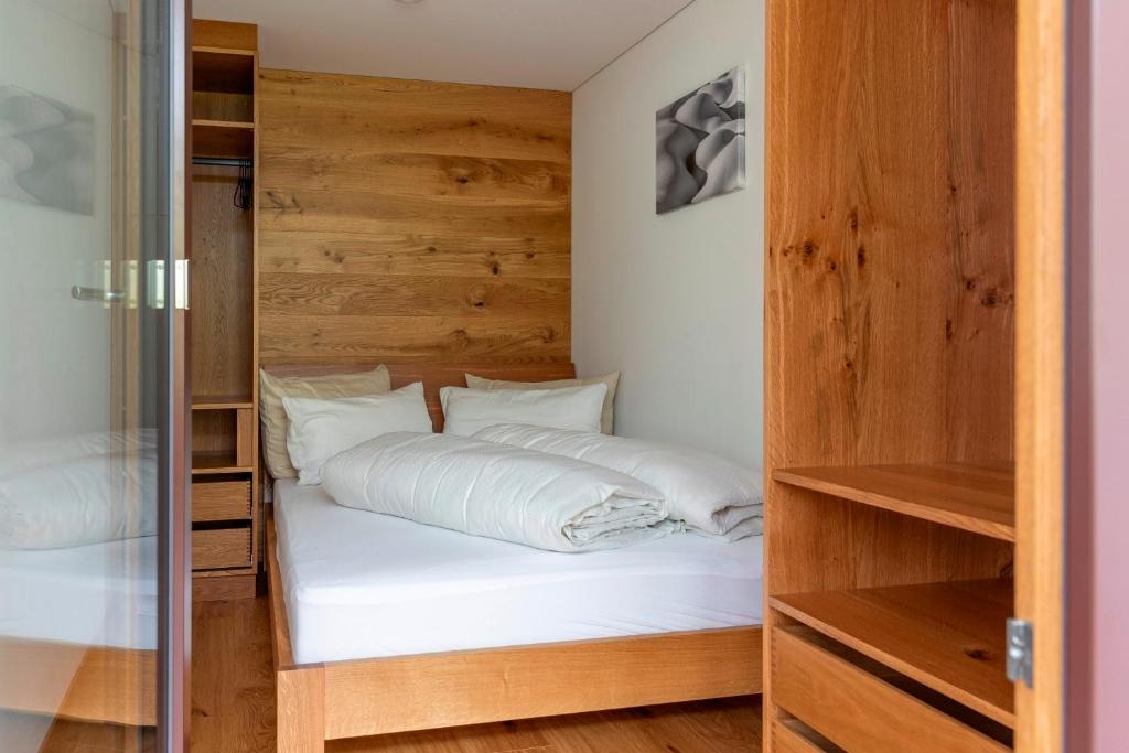 Postel nebo postele na pokoji v ubytování Haus Valisera
