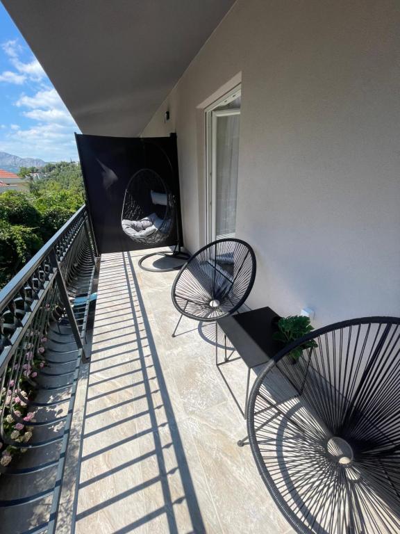 Μπαλκόνι ή βεράντα στο Apartman M