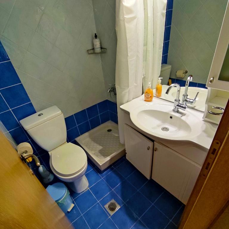 Koupelna v ubytování Estella Siviri Apartment