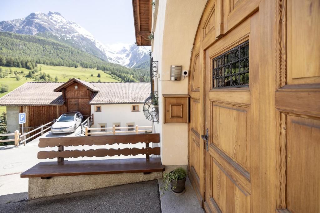 Nespecifikovaný výhled na hory nebo výhled na hory při pohledu z apartmánu
