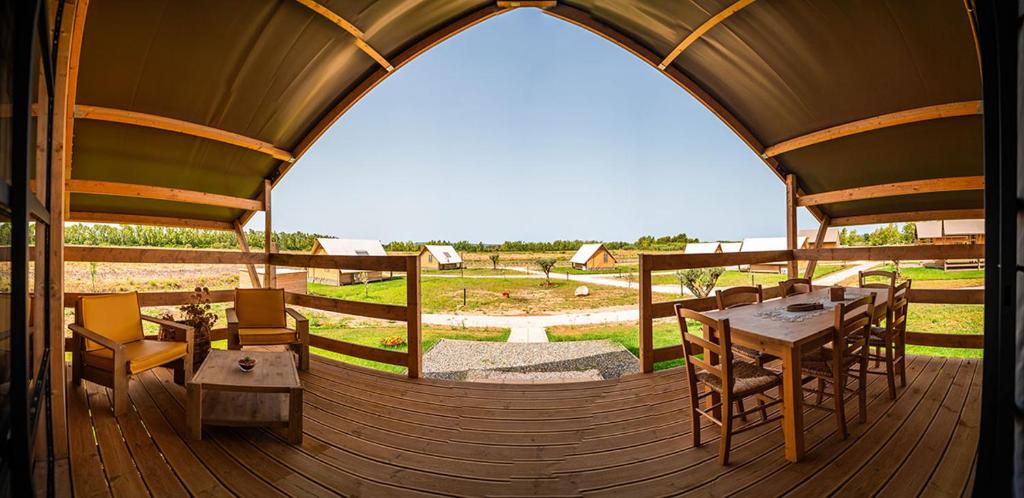 Restaurace v ubytování AgriGlamping Munai