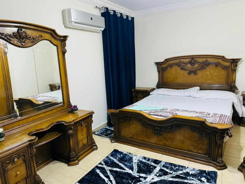 Postel nebo postele na pokoji v ubytování Alexandria Sea Breeze
