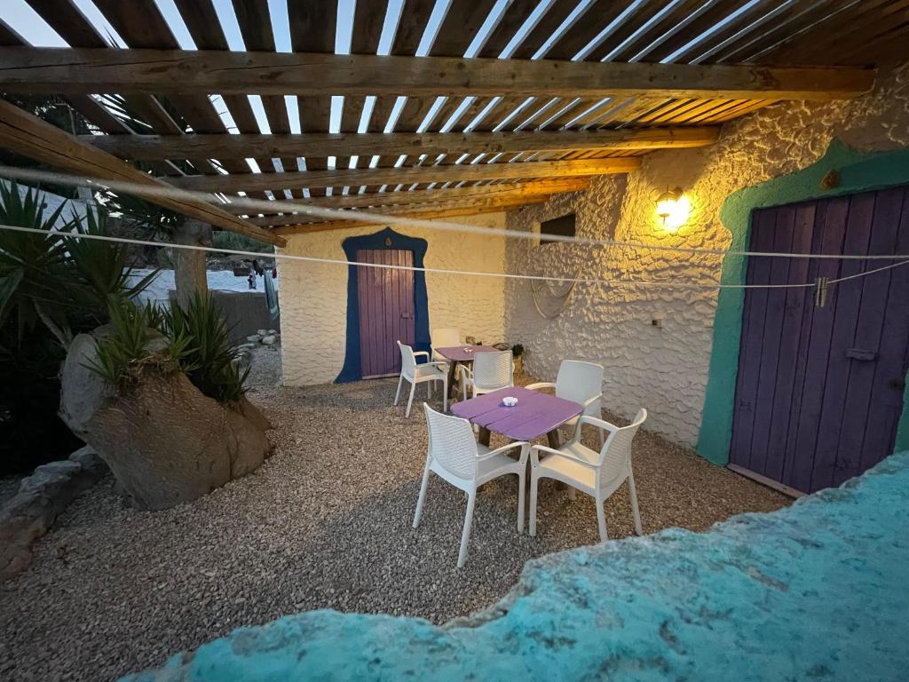 Patio nebo venkovní prostory v ubytování I Dammusi del Blu Green