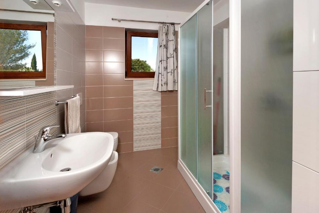 Koupelna v ubytování Apartments Beakovic