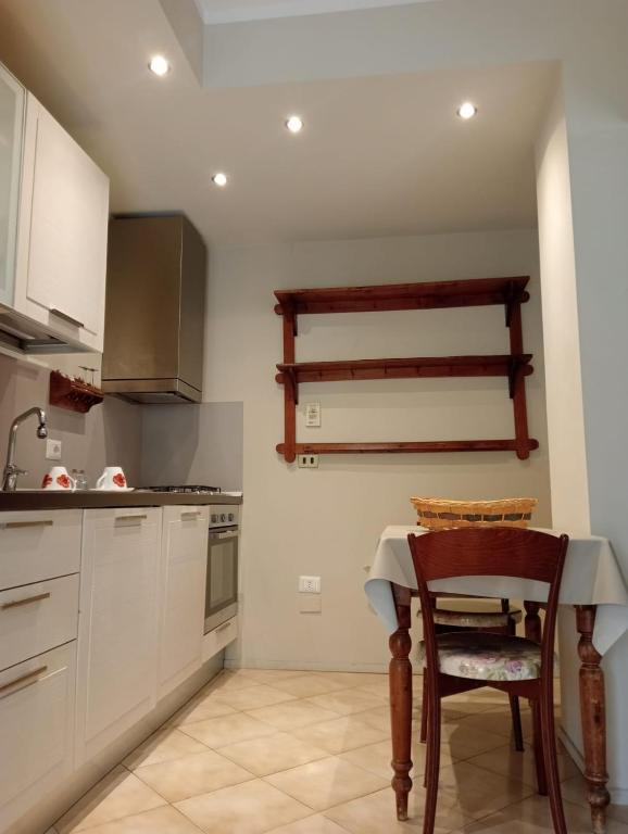 Kuchyň nebo kuchyňský kout v ubytování Bed and Breakfast Nikari