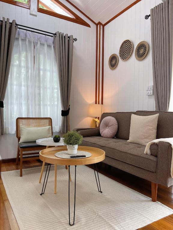 Posezení v ubytování Anna River Home A2