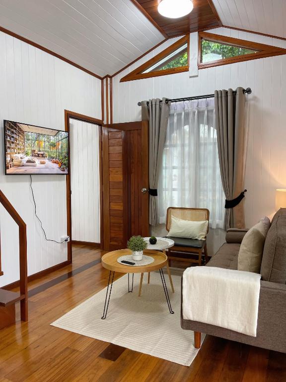 Posezení v ubytování Anna River Home A2