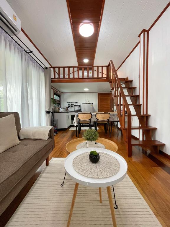 Posezení v ubytování Anna River Home A2