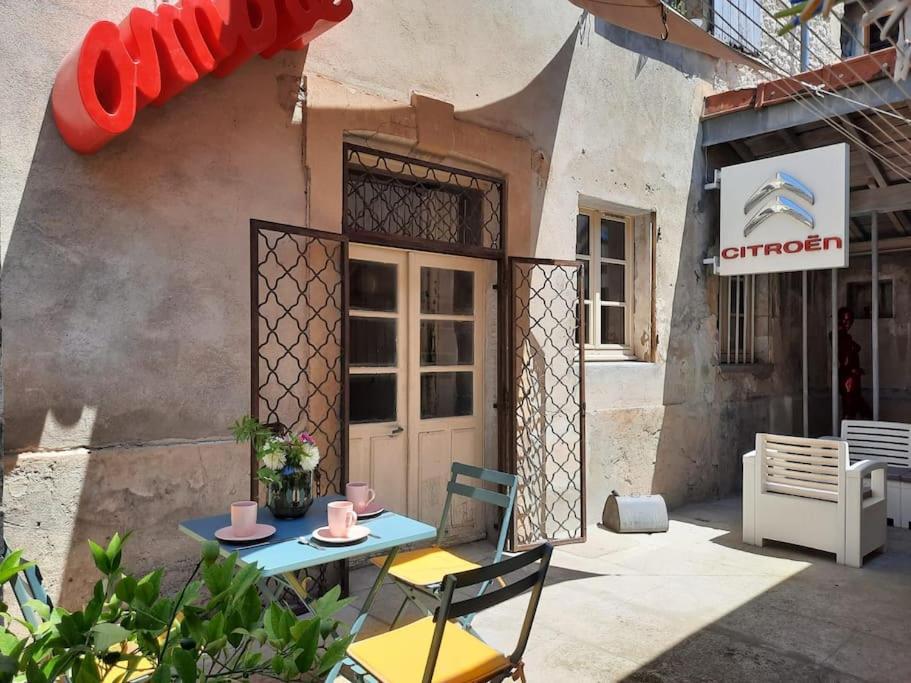 Posezení v ubytování Studio avec terrasse