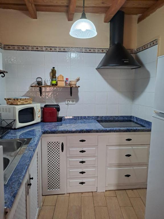 Kuchyň nebo kuchyňský kout v ubytování Casa Rural La Barquilla