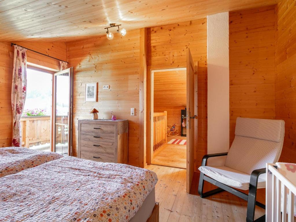 Postel nebo postele na pokoji v ubytování Zuhäusel