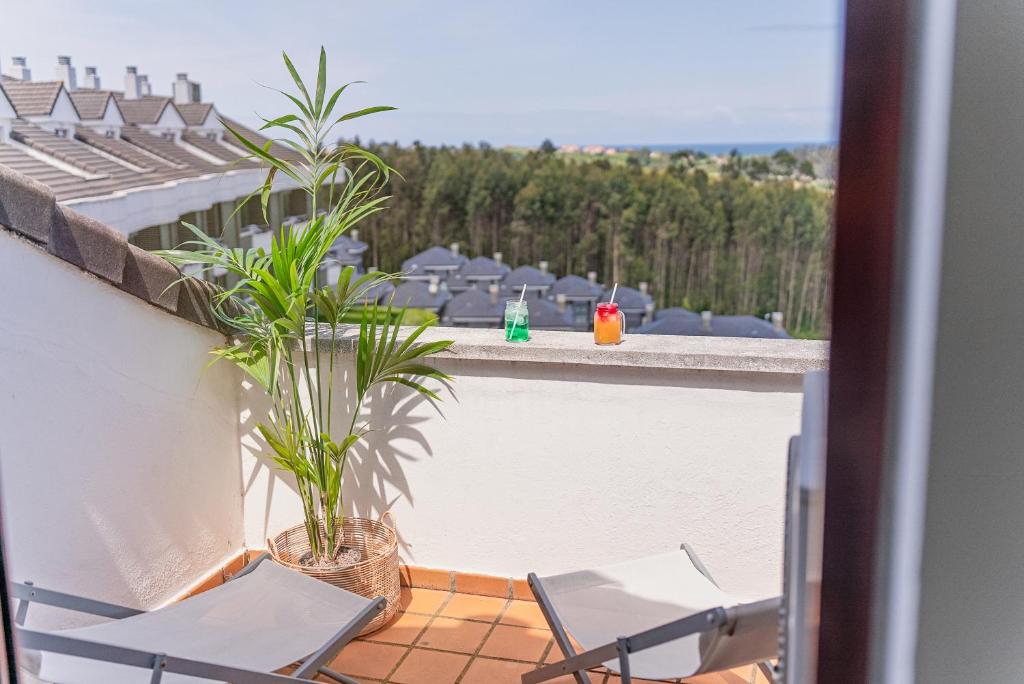 Balkón nebo terasa v ubytování Playas de Liencres - Hotel & Apartamentos