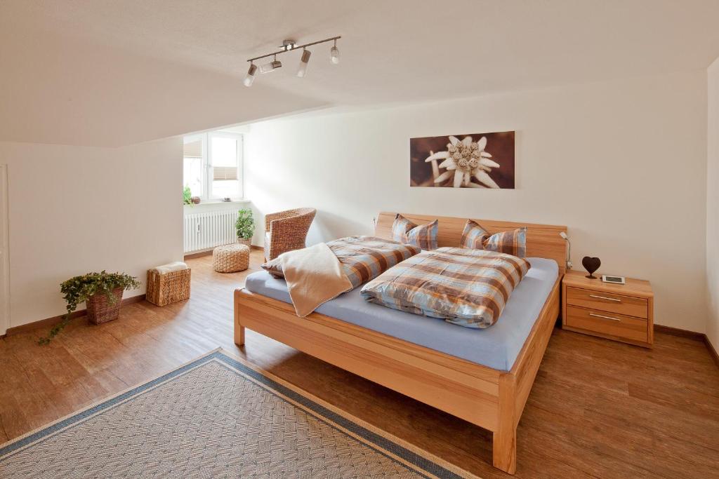 Posteľ alebo postele v izbe v ubytovaní Ferienwohnung Lohr