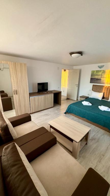 TV a/nebo společenská místnost v ubytování Hotel Falkor