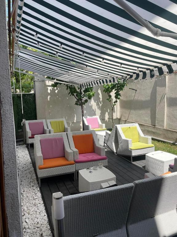 Posezení v ubytování Hotel Falkor
