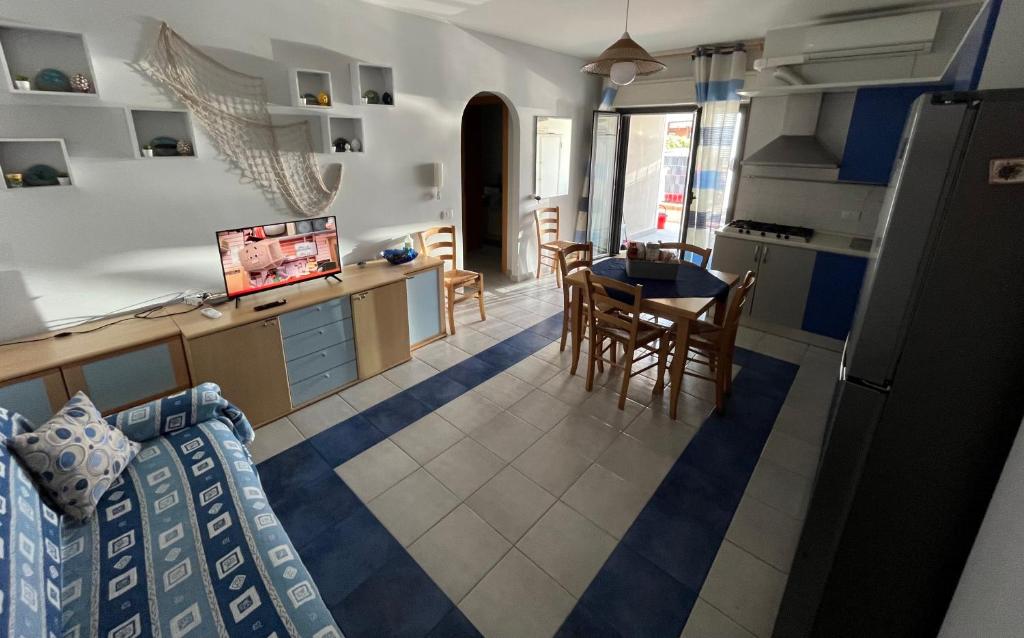 Kuchyň nebo kuchyňský kout v ubytování Luna's House Fondachello