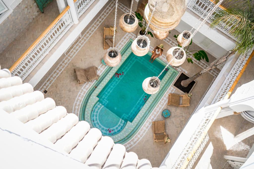 Bazén v ubytování Riad Zayn & Spa nebo v jeho okolí