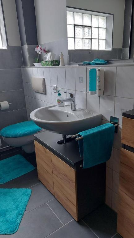 Koupelna v ubytování Haus Woschi Kehl-Auenheim