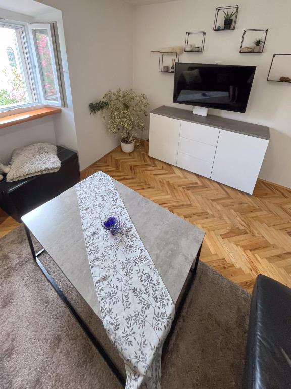 TV a/nebo společenská místnost v ubytování Placa