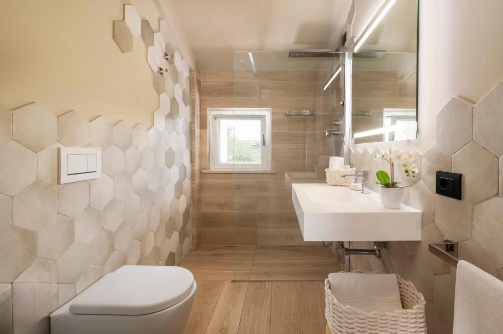 Koupelna v ubytování B&B Relais One