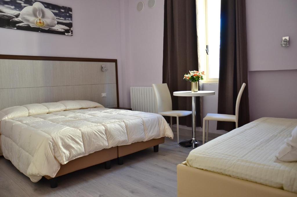 Posteľ alebo postele v izbe v ubytovaní Florence Stadium B&B