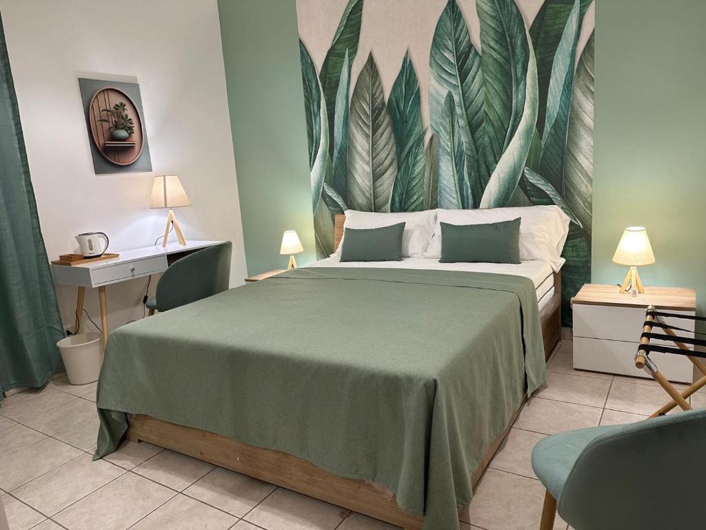 Voodi või voodid majutusasutuse Nìmìa B&B di Nic & Fra toas