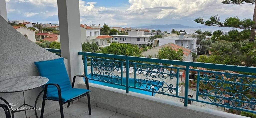 Balkón nebo terasa v ubytování Ero Aegina Hospitality
