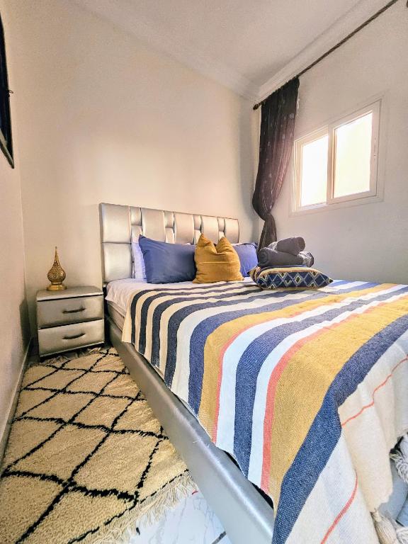 Postel nebo postele na pokoji v ubytování Riads Dar ZAO - logements entiers