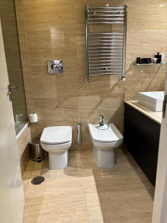 Koupelna v ubytování Habitacion con baño privado