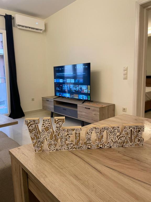 TV a/nebo společenská místnost v ubytování Port Suite