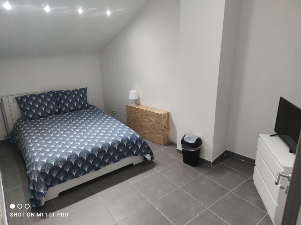 TV a/nebo společenská místnost v ubytování Belle villa de luxe avec 8 chambres