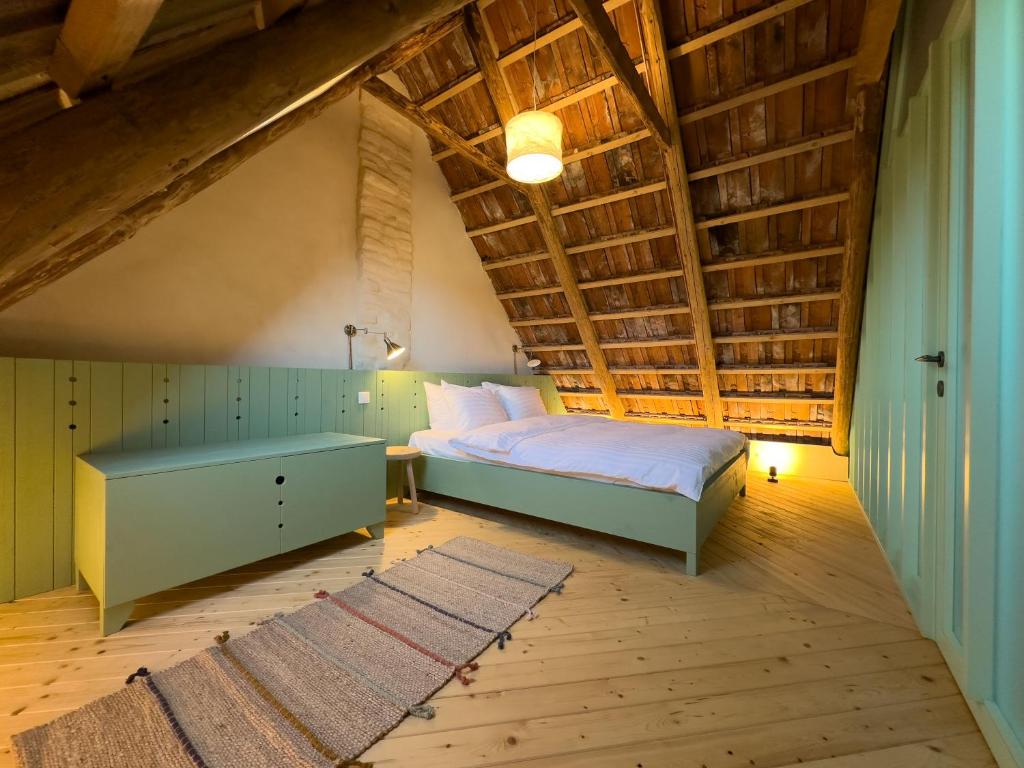 En eller flere senge i et værelse på Porumbacu 216