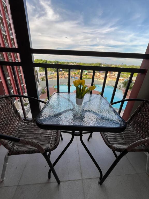 Balkón nebo terasa v ubytování JeeCee Homes in Mactan Lapu-Lapu Cebu