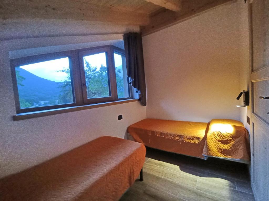 Postel nebo postele na pokoji v ubytování Pur Mountain View Flat