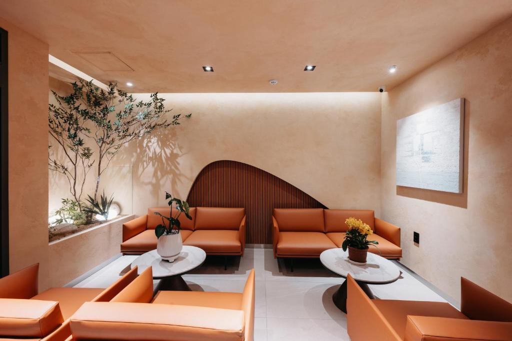 Posezení v ubytování Cozy Tree Hotel Seomyeon
