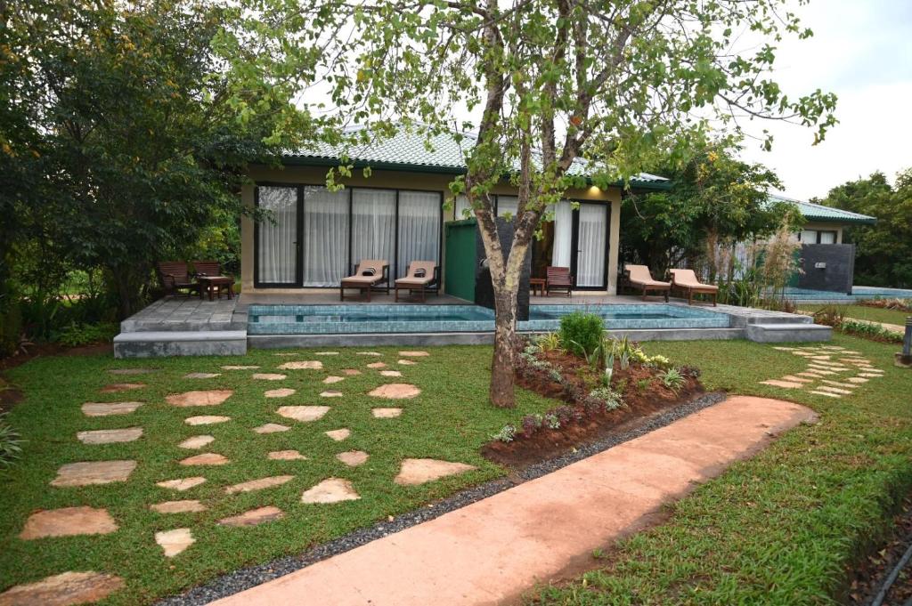 Zahrada ubytování Sigiriya King's Resort