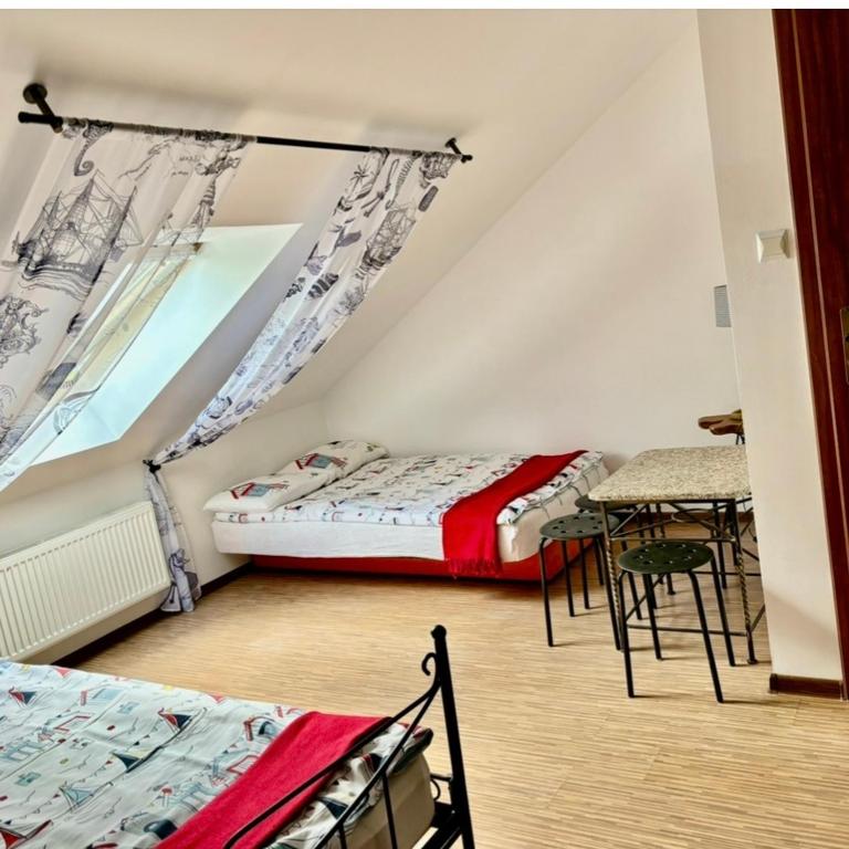 Postel nebo postele na pokoji v ubytování Julus