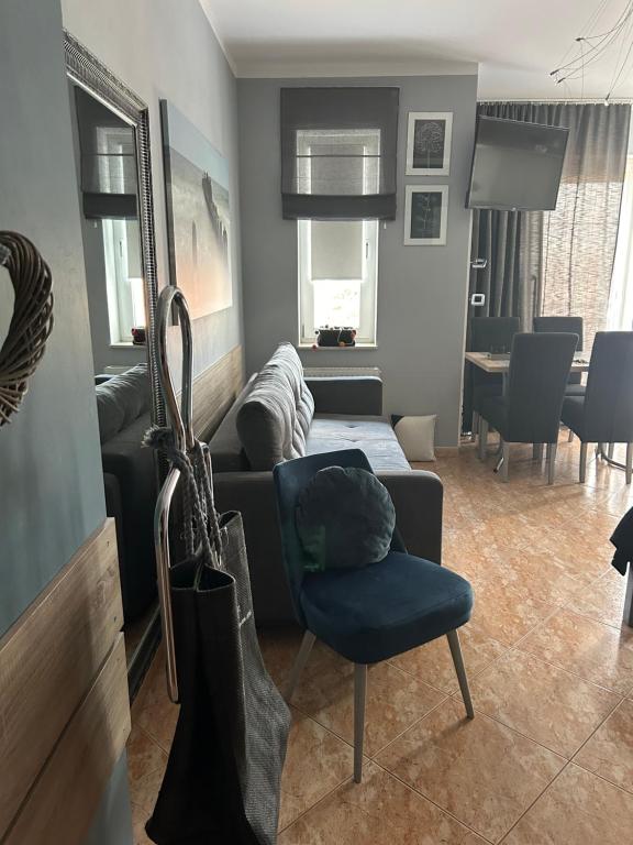 Posedenie v ubytovaní Apartament na nowej starówce