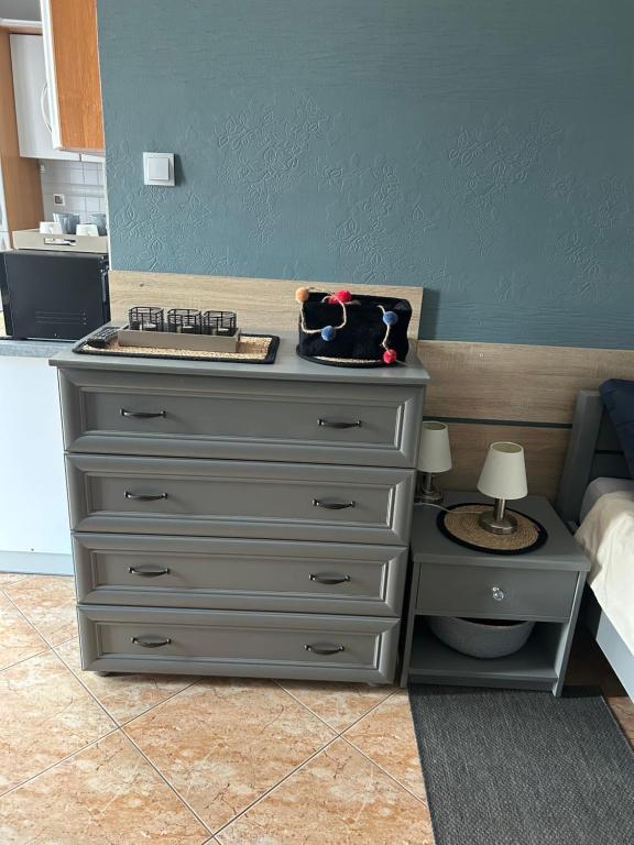 Kuchyňa alebo kuchynka v ubytovaní Apartament na nowej starówce