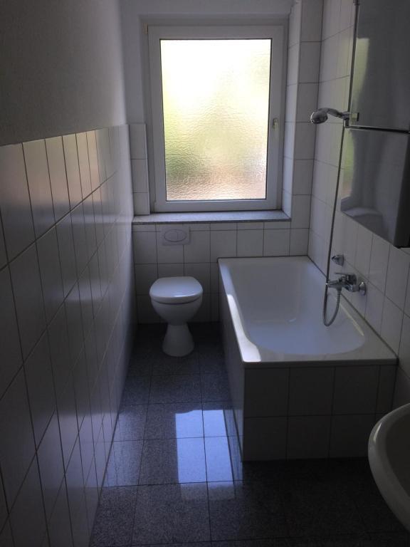 Koupelna v ubytování Casa Lobo