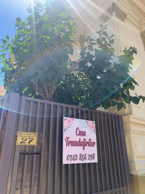 Certifikát, hodnocení, plakát nebo jiný dokument vystavený v ubytování Casa Trandafirilor