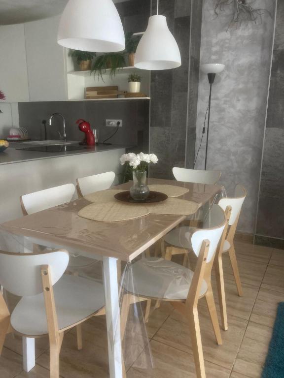 Kuchyň nebo kuchyňský kout v ubytování Chalet Ocean