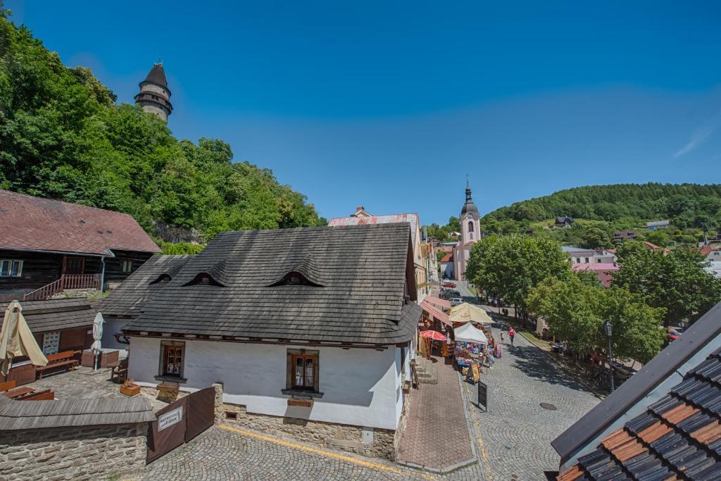 Nespecifikovaný výhled na hory nebo výhled na hory při pohledu z apartmánu