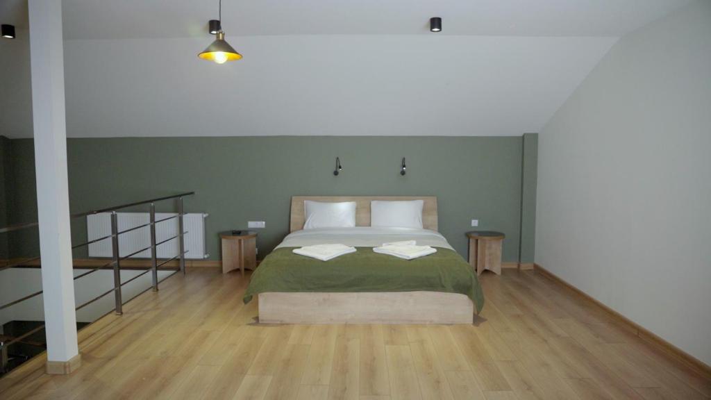 Letto o letti in una camera di Hotel 1700